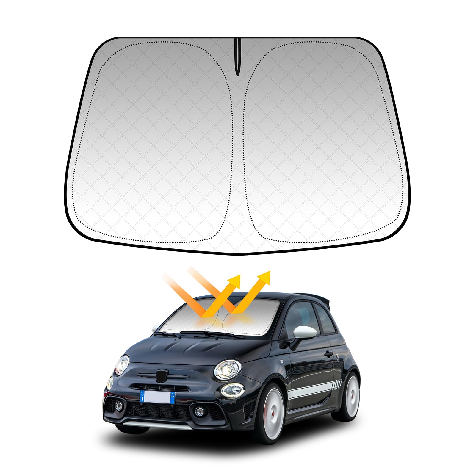こ*ゃ様 アバルト　純正サンシェード アバルト 純正 サンシェード アバルト500 595 695 ABARTH